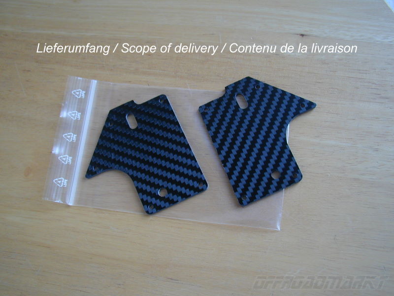 Kyosho ATV Quad Rider Carbon Servo Front Frame Platten