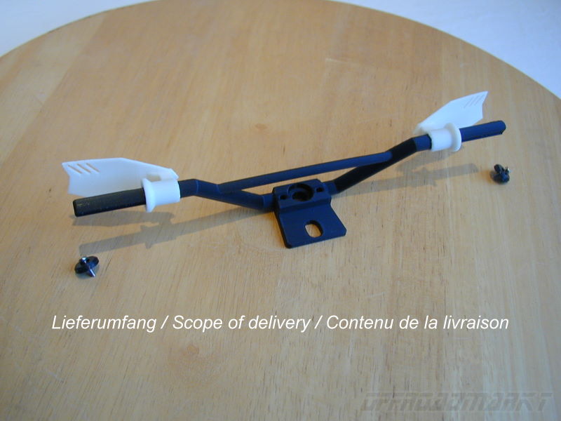 KYOSHO ATV Quad Rider Handlebars + Hand Guards