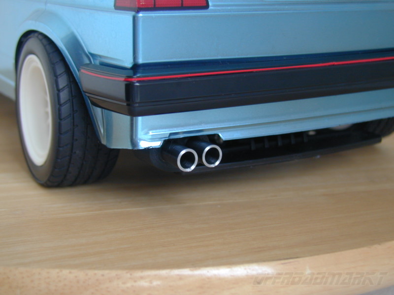 TAMIYA RC VW Golf MK1 Group2 und II GTI Rear Window Louver / Heck Jalousie