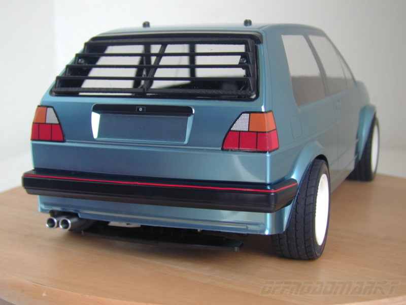 TAMIYA RC VW Golf MK1 Group2 und II GTI Rear Window Louver / Heck Jalousie