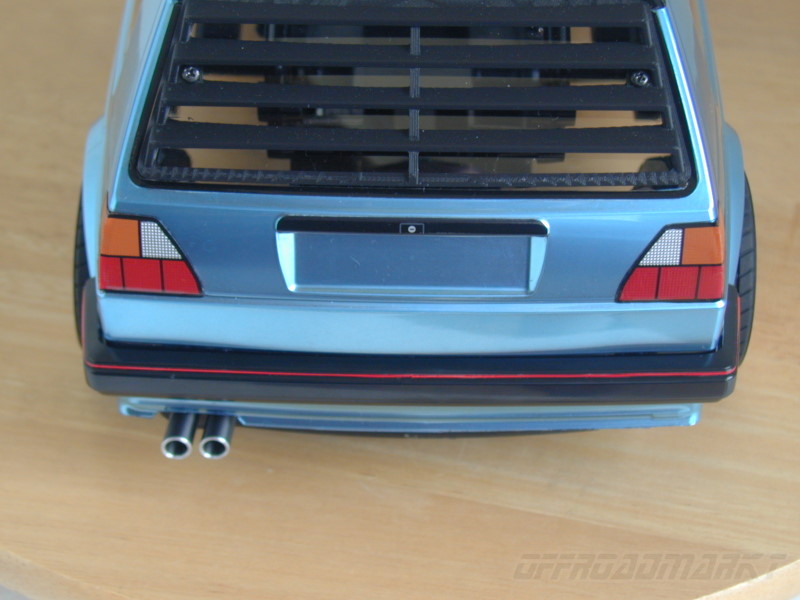 TAMIYA RC VW Golf MK1 Group2 und II GTI Rear Window Louver / Heck Jalousie