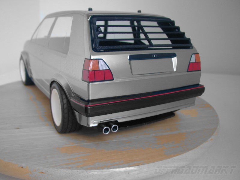 TAMIYA RC VW Golf MK1 Group2 und II GTI Rear Window Louver / Heck Jalousie