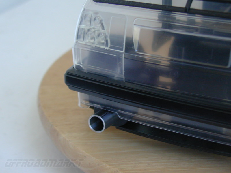 TAMIYA RC VW Golf MK1 Group2 und II GTI Rear Window Louver / Heck Jalousie